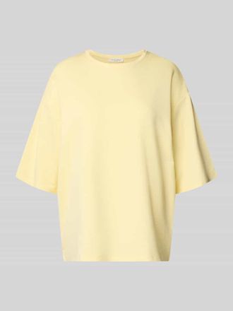 Christian Berg Relaxed Fit Pyjama-Oberteil mit Rundhalsausschnitt in Hellgelb, Gr&ouml;&szlig;e XXL