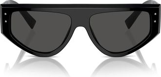 Dolce & Gabbana Klassieke Zonnebril Dg 4461 501/87 - unisex - Zonnebrillen - Zwart - 57 MM - Accessoires
