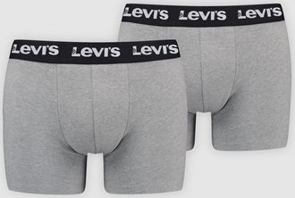 Levi's Basic Boxer Brief 2 Pack - Mens - 2XL - Grey