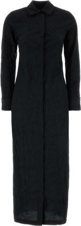 Max Mara Black Rovigo Long Dress