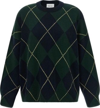 Be You Trui met ronde hals - Dames - Ronde hals truien - Veelkleurig - XS - Kasjmier - Truien & Vesten