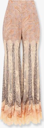 Zimmermann Pantaloni Valiant Panelled Flare in seta - ZIMMERMANN - gender_Woman