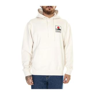 Edwin Hooded Sweatshirt - Heren - Hoodies - Wit - XL - Katoen - Hoodies & sweatvesten