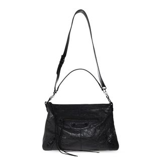 Balenciaga Le City Moto Medium Shoulder Bag - Bags - Hombre - Gris - ONE SIZE