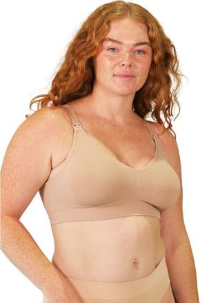 Cake Maternity Tiramisu Ultimate Seamless Maternity & Nursing Bra in Beige at Nordstrom, Size X-Large