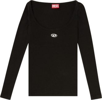 Diesel Top de algod&oacute;n con logo de Diesel