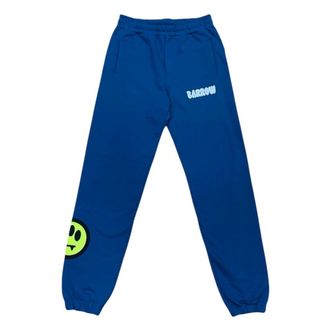 Barrow Sweatpants, male, Blue, Size: M Cotton Sweatpants for Men