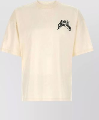Amiri logo print cotton t shirt