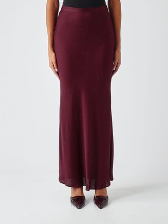 Twinset Skirt Woman color Burgundy