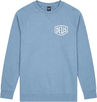 Deus Venice Address Crew - - Sweatshirts & Hoodies - Uomo - Blu - M