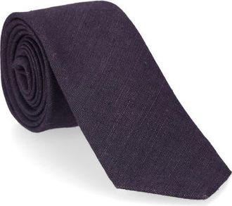 Fortela Hemp Imperial Tie in Plum at Nordstrom