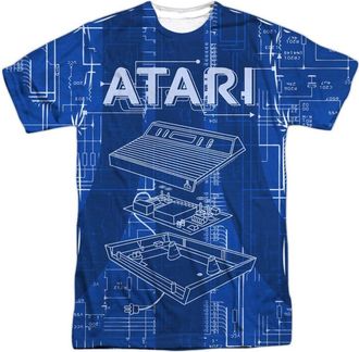 Gildan Atari Inside Out Short Sleeve Adult Poly Crew T-Shirt