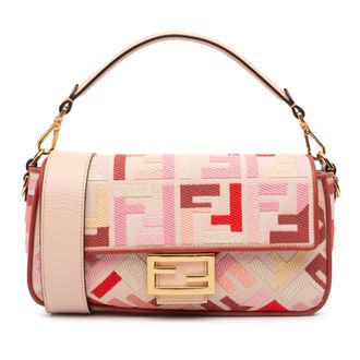Fendi Baguette Schoudertas Multicolor