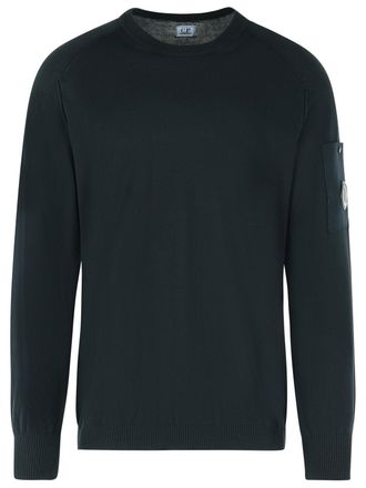C.P. Company Black Cotton Sweater