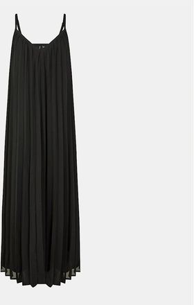 Vero Moda Womens Katy Spaghetti Strap Sleeveless Maxi Dress - Black - Size: 12