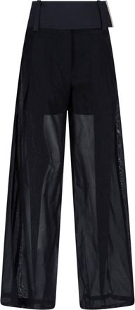 Sportmax Pantaloni Ampi Ferito