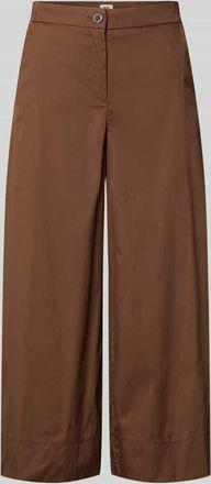 M.A.C Culotte mit Ges&auml;&szlig;taschen Modell CAROLINE in Mittelbraun, Gr&ouml;&szlig;e 34