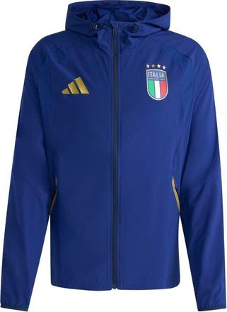 adidas Italy Tiro Travel Full Zip Windbreaker Victory Blue JY7052