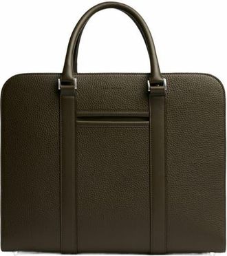 Carl Friedrik Palissy Double Briefcase in Dark Olive at Nordstrom