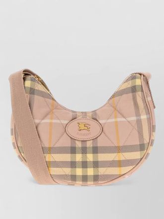 Burberry na embroidered fabric clutch bag