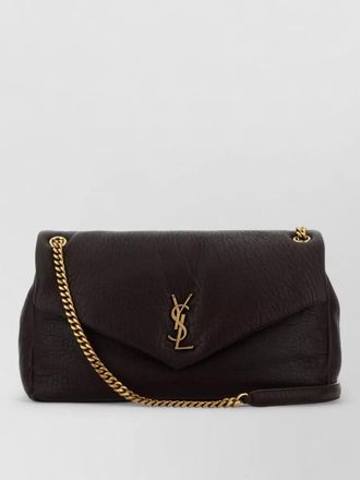 Saint Laurent calypso large leather shoulder bag