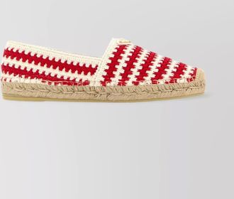 Prada crochet espadrilles