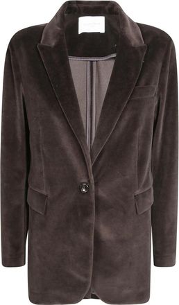 Circolo 1901 Blazer Velluto Liscio - Dames - Blazers - Bruin - M - Jassen