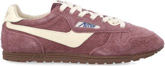 Autry Windspin Textured-Suede Low-Profile Sneakers