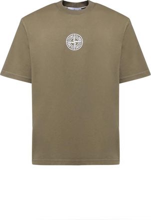 Stone Island Hombre, Camisetas, Verde, Talla: 2XL