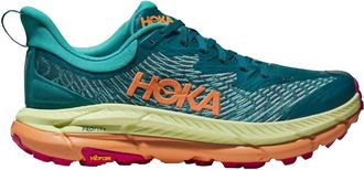 Hoka One One Womens Mafate Speed 4 Running Shoes In Deep Lake Ceramic