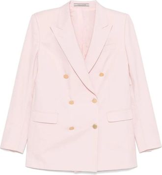 Tagliatore Jasmine Blazer - Dames - Blazers - Roze - XS - Leer - Jassen