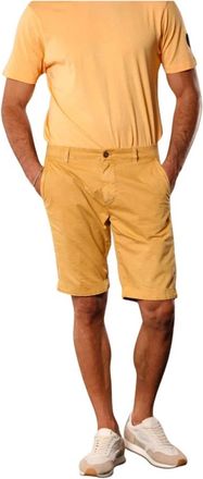 Mason's Heren Carrot Fit Chino Bermuda Shorts - Heren - Korte Broeken - Geel - S - Katoen - Korte Broeken