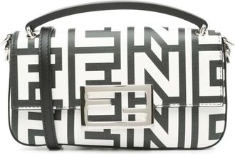 Fendi Pre-owned Handbags, female, White, Size: ONE SIZE Pre-owned Leather Bag with Handle and Adjustable Shoulder Strap