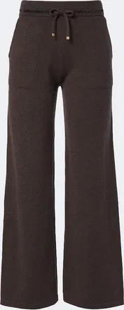 Eleventy Knitted cashmere wide-leg pants