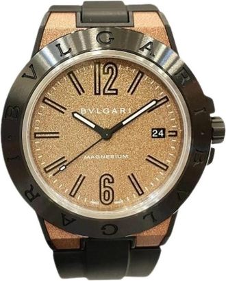 Bulgari Pre-owned Vintage Polshorloge - Heren - Vintage Horloges - Bruin - ONE Size - Vintage
