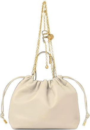 Chlo&eacute; Chain Drawstring Bucket Bag
