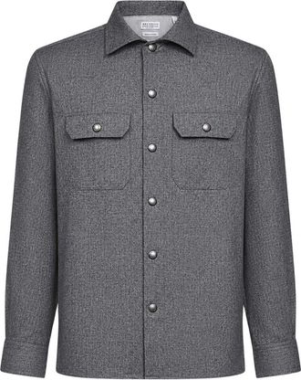 Brunello Cucinelli Jassen, Heren, Grijs, S, Light Jassen
