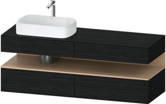 Duravit Qatego Consola Mueble Bajo Lavabo, 2 Extensiones, 2 - Duravit