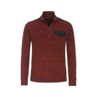 Casamoda Heren Lange Mouw Pullover - Heren - Truien - Rood - Maat: M