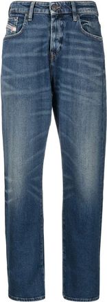 Diesel 1999 007I1 straight-leg jeans - women - Cotton/Hemp/Elastane - 26/32 - Blue