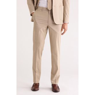 Calvin Klein Slim Stretch Suit Pants in Tan at Nordstrom Rack, Size 30 X 30