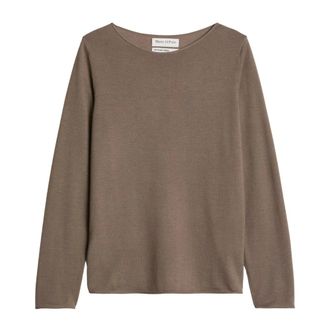 Marc O'Polo Dames, Truien, Bruin, Maat: L Wol
