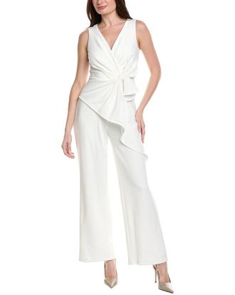 Adrianna Papell Surplice Jumpsuit