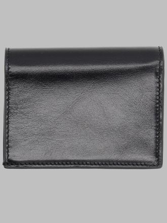 Versace Logo-Embossed Leather Wallet - Black