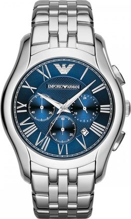 Emporio Armani Accessoires, Heren, Grijs, ONE Size, Ar 1787 Chronograph Horloge
