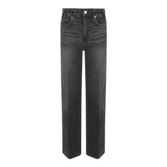 Paige Vaqueros Anchos Negros Aw 24 - Jeans - Mujer - Gris - W23