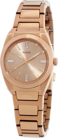 Fossil Everett Three-Hand Rose Gold-Tone Stainless Steel Ladies Watch