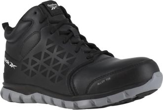 Reebok Mens Sublite Cushion Work Safety Toe Shoes In Black