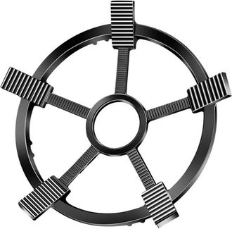 OEM Reductor De Anillo De Gas Para Cocinas De Gas, Soporte Antideslizante Y Resistente, Salvamanteles De Hierro Fundido Para Ollas Y Sartenes Calientes, 2