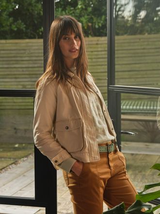 Fat Face FatFace Sienna Light Stone Cord Jacket